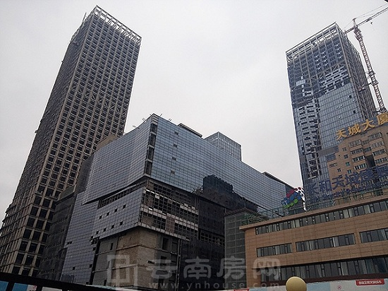 螺螄灣中心一期項(xiàng)目外立面工程進(jìn)度實(shí)景圖