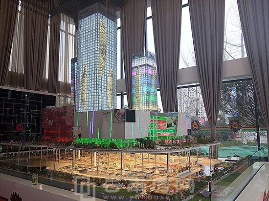 螺螄灣中心一期項(xiàng)目沙盤圖