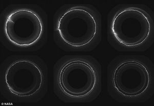 不明物體讓土星光環(huán)出現(xiàn)“傷疤”。
