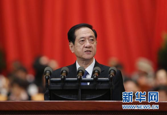 （兩會·政協(xié)開幕）韓啟德向大會報(bào)告政協(xié)十二屆一次會議以來的提案工作情況
