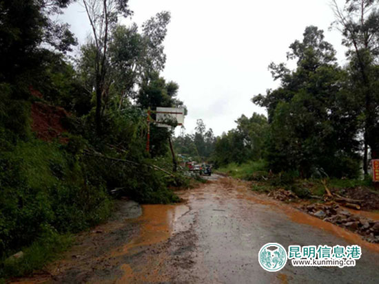 連續(xù)強降雨致楚雄多條道路中斷 最大堰塞湖面積約7000畝 連續(xù)強降雨致楚雄多條道路中斷 最大堰塞湖面積約7000畝