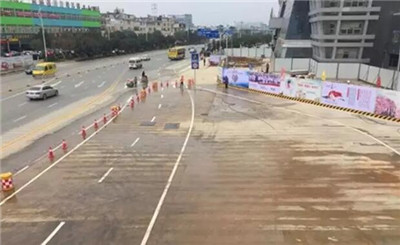 2017年昆明有109個占道施工項目 2017年昆明有109個占道施工項目