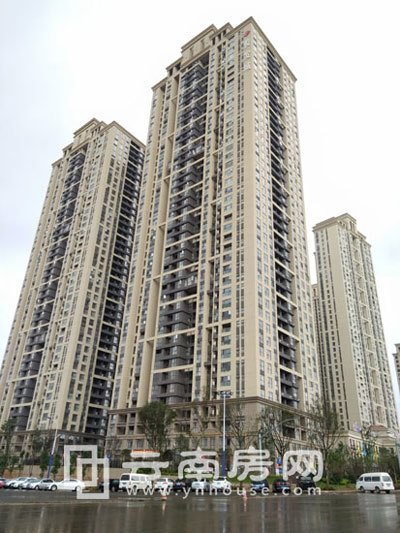 俊發(fā)城遠期規(guī)劃體量達千萬方，擁有大體量的商業(yè)（圖為俊發(fā)城百合苑實景圖）