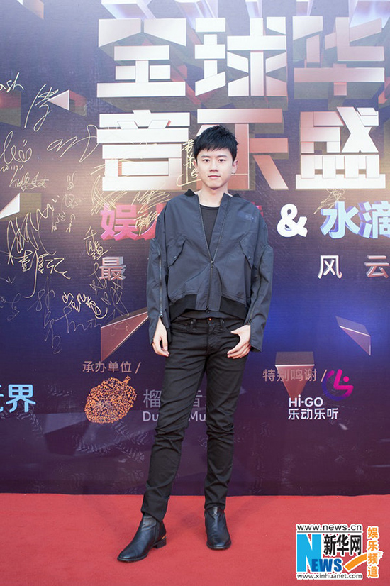 張杰MTV華語盛典斬雙獎