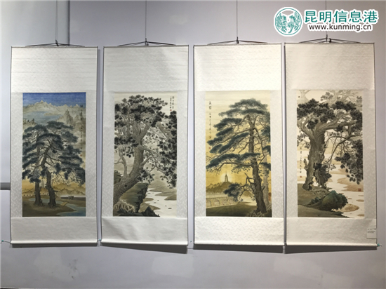 “青松風(fēng)骨—喜迎黨的十九大大型書畫展”在云南美術(shù)館開(kāi)展