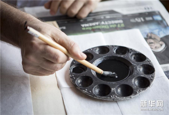 阿根廷書畫家馬丁·梅齊亞的“中國(guó)情緣” 阿根廷書畫家馬丁·梅齊亞的“中國(guó)情緣”