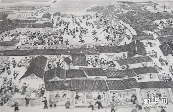 從畫卷到現(xiàn)實(shí) 82歲老人筆下水鄉(xiāng)古鎮(zhèn)重現(xiàn)