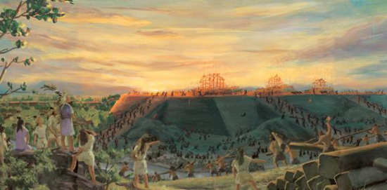 莫角山營(yíng)建圖 莫角山營(yíng)建圖