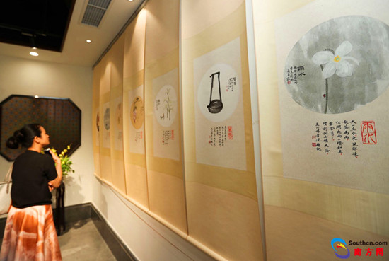 廣東省振興傳統(tǒng)工藝工作站展覽室一角(李細(xì)華/攝) 廣東省振興傳統(tǒng)工藝工作站展覽室一角(李細(xì)華/攝)