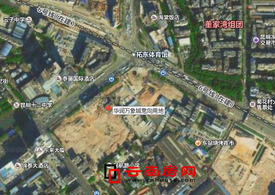 官渡區(qū)吳井街道地塊大概位置