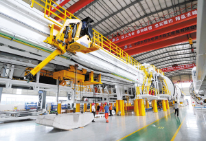 中鐵電建重型裝備制造有限公司盾構(gòu)總裝車(chē)間。