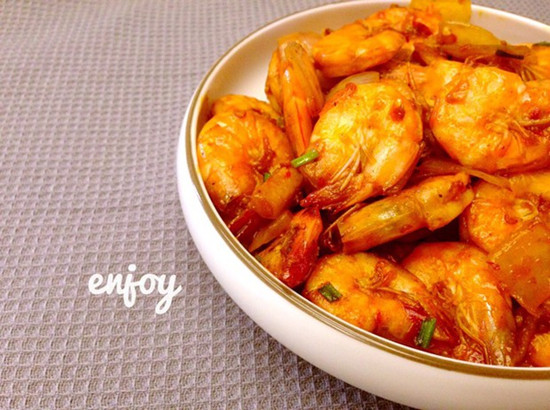 食材互動(dòng) 京蔥醬爆羅氏蝦 食材互動(dòng) 京蔥醬爆羅氏蝦