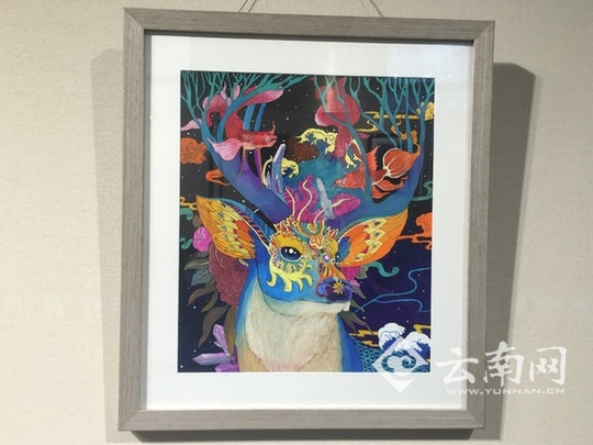 云南省第五屆大學(xué)生藝術(shù)展演開幕 百余件獲獎繪畫篆刻作品亮相