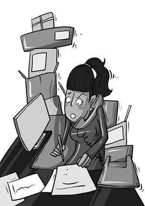 壓力對女性之害或如垃圾食品