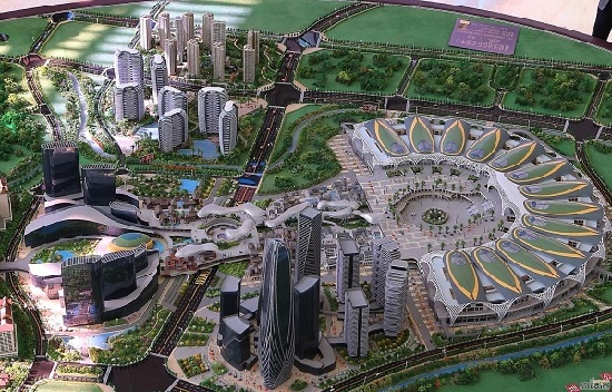 滇池國際會展中心沙盤圖 滇池國際會展中心沙盤圖