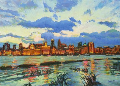 用畫筆留住外灘百年 留住城市人文底色 用畫筆留住外灘百年 留住城市人文底色