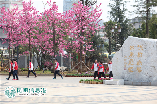 昆一中“全國文明校園”煉成記