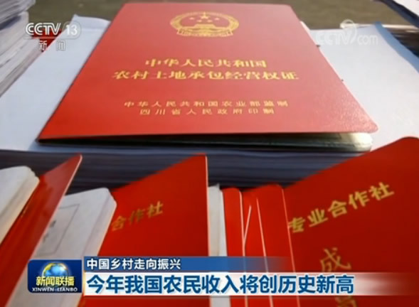 【中國(guó)鄉(xiāng)村走向振興】今年我國(guó)農(nóng)民收入將創(chuàng)歷史新高 【中國(guó)鄉(xiāng)村走向振興】今年我國(guó)農(nóng)民收入將創(chuàng)歷史新高