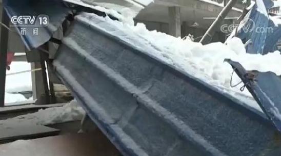 積雪壓塌大棚 安徽明光市民合力解救被困女童 積雪壓塌大棚 安徽明光市民合力解救被困女童