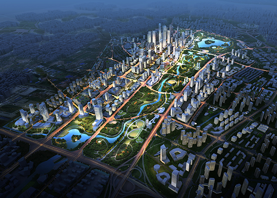 昆明巫家壩城市新中心項(xiàng)目效果圖。供圖