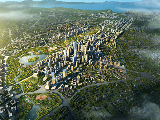 昆明巫家壩城市新中心項(xiàng)目效果圖。供圖