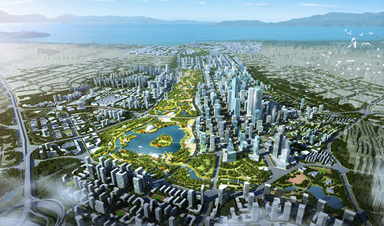 昆明巫家壩城市新中心項(xiàng)目效果圖。供圖