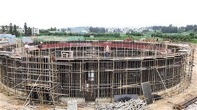 曲靖城南片區(qū)污水處理廠 月底試運(yùn)行