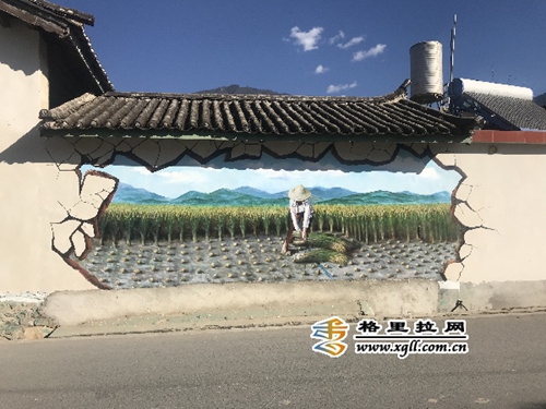 文化墻扮靚福庫村