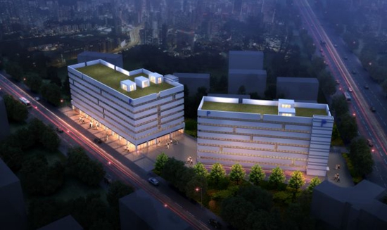 智慧停車場夜景