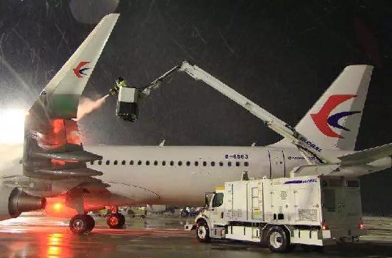 全國23家機場下雪 昆明多趟航班受影響