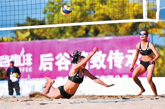 云南省青少年沙灘排球錦標(biāo)賽芒市收兵