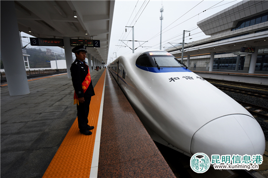 昆明鐵路公安局全力護(hù)航2018春運(yùn) 強(qiáng)化列車安保工作