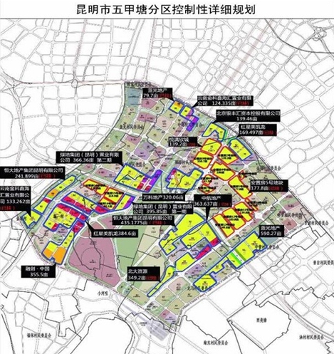 滇池半島區(qū)域開發(fā)商意象示意圖 滇池半島區(qū)域開發(fā)商意象示意圖