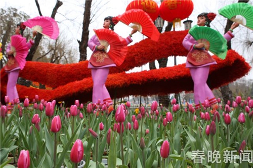 大觀樓20萬株郁金香迎春待客 新春將開啟三大活動