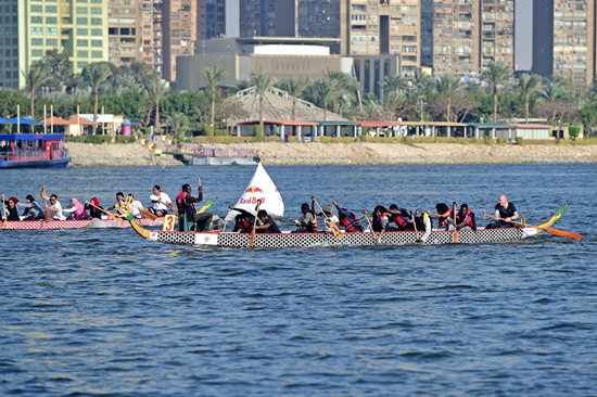尼羅河賽龍舟 同慶中國年