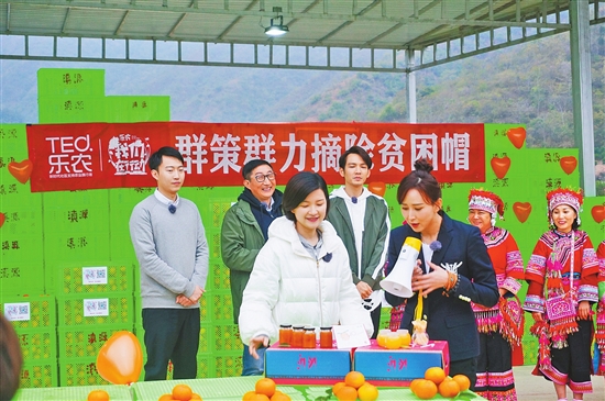 “樂農(nóng)—我們在行動”走進新平 明星“吆喝”沃柑