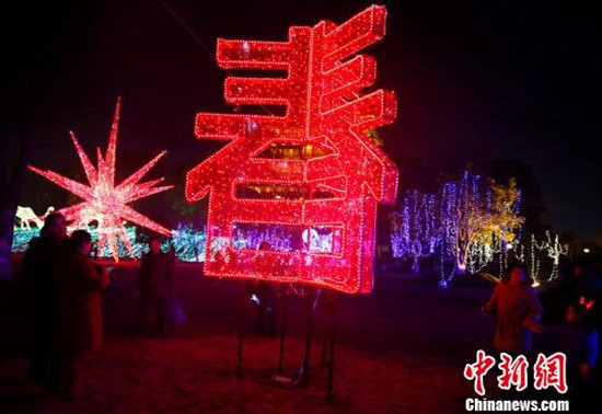 正月十三上燈 夜色下的泰州璀璨靚麗