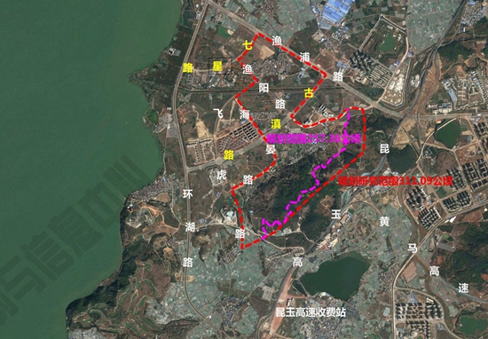 區(qū)位示意圖 昆明市規(guī)劃局供圖 區(qū)位示意圖 昆明市規(guī)劃局供圖