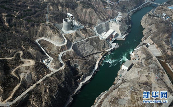 3月21日，黃河流經(jīng)劉家峽水庫(kù)庫(kù)區(qū)