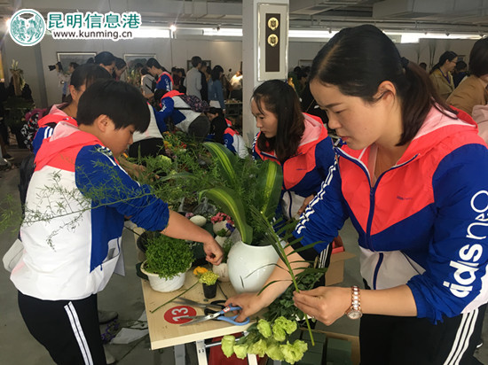 插花比賽現(xiàn)場 插花比賽現(xiàn)場