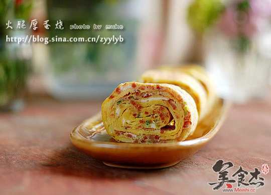 火腿厚蛋燒 食材和做法很簡單成品很驚艷 火腿厚蛋燒 食材和做法很簡單成品很驚艷