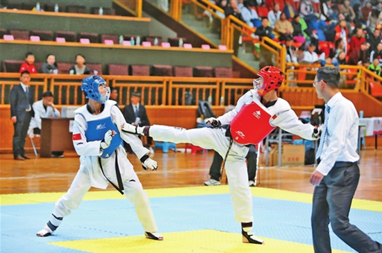 云南省跆拳道錦標(biāo)賽在昆明開賽 云南省跆拳道錦標(biāo)賽在昆明開賽