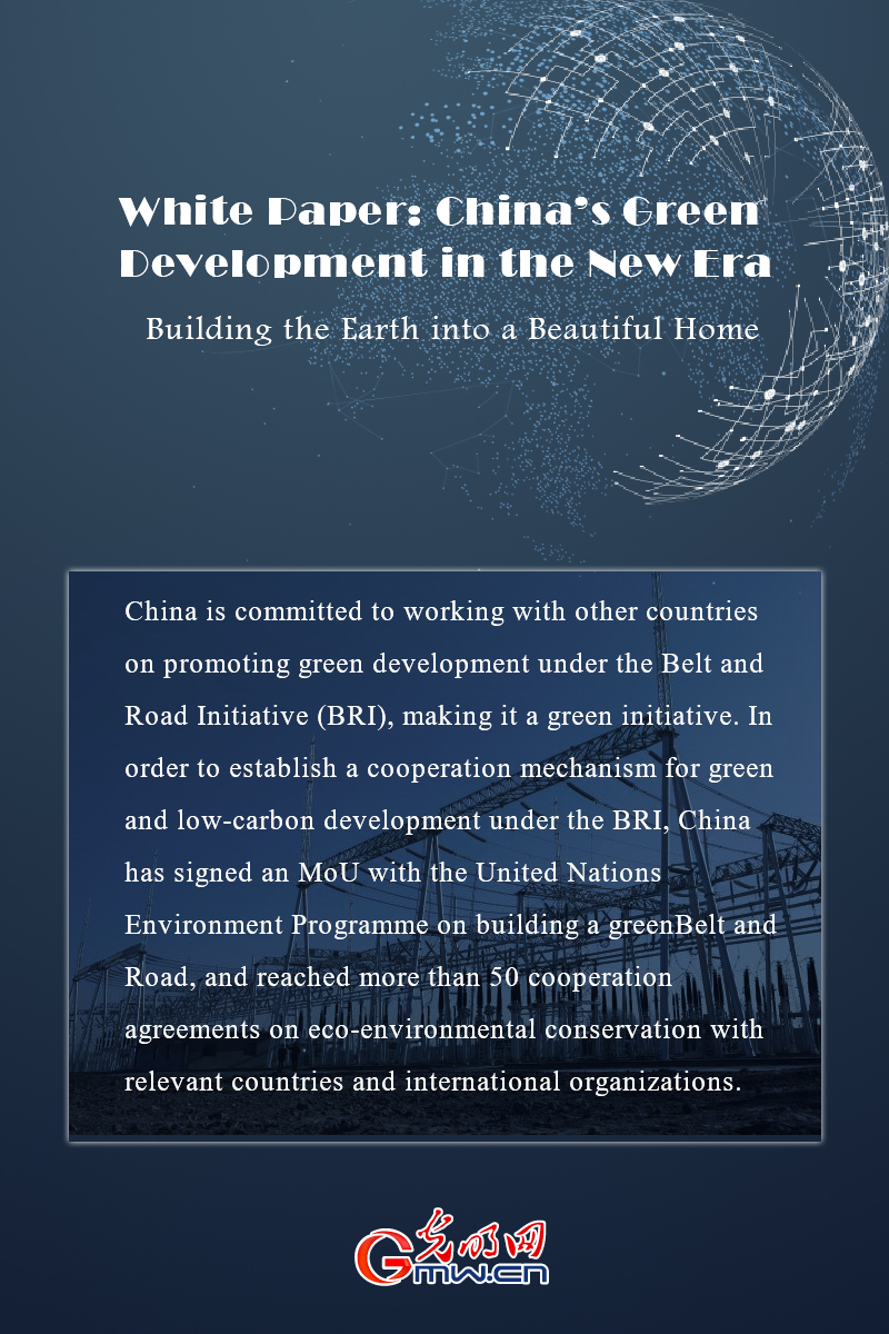 China’s Green Development in the New Era: Building the Earth into a Beautiful Home China’s Green Development in the New Era: Building the Earth into a Beautiful Home