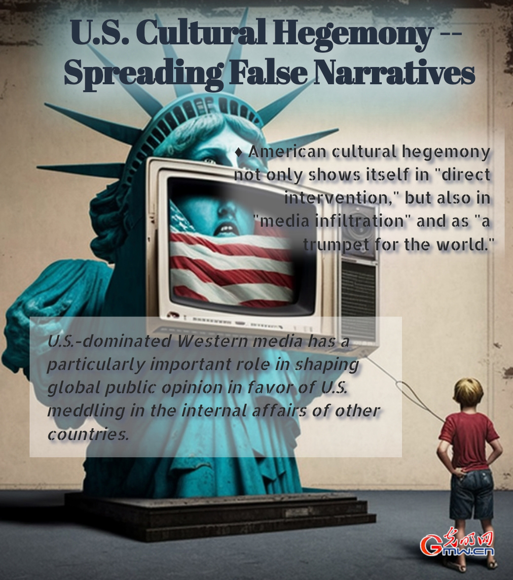 U.S. Cultural Hegemony -- Spreading False Narratives U.S. Cultural Hegemony -- Spreading False Narratives