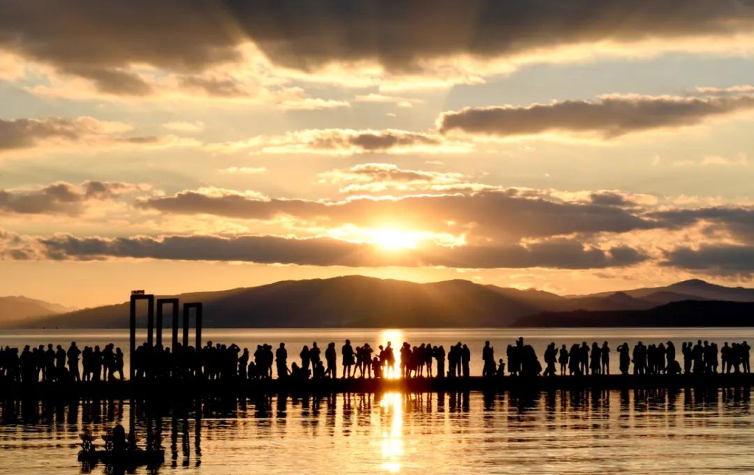 海晏村日落美景 圖源：昆明發(fā)布(1)(1)