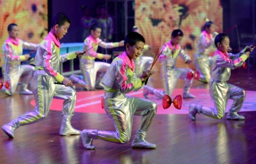 陜西舉行特殊教育學(xué)校學(xué)生綜合素質(zhì)展示