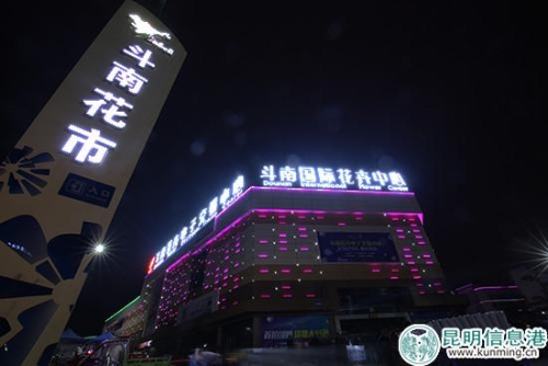 斗南國際花卉產(chǎn)業(yè)園區(qū)夜景 供圖