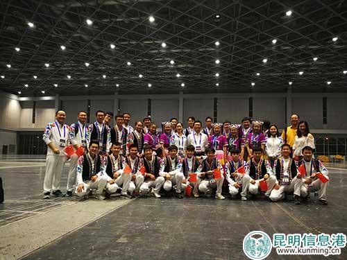 云南代表隊(duì)選手合影。