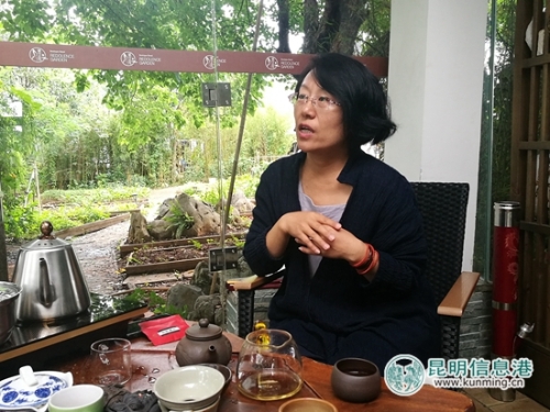 客人可以和蘅芷院負(fù)責(zé)人楊國琳閑聊品茶。