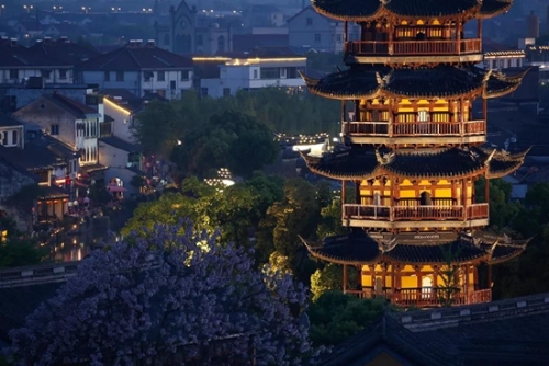 震澤魅力夜色喚起江南思緒萬千